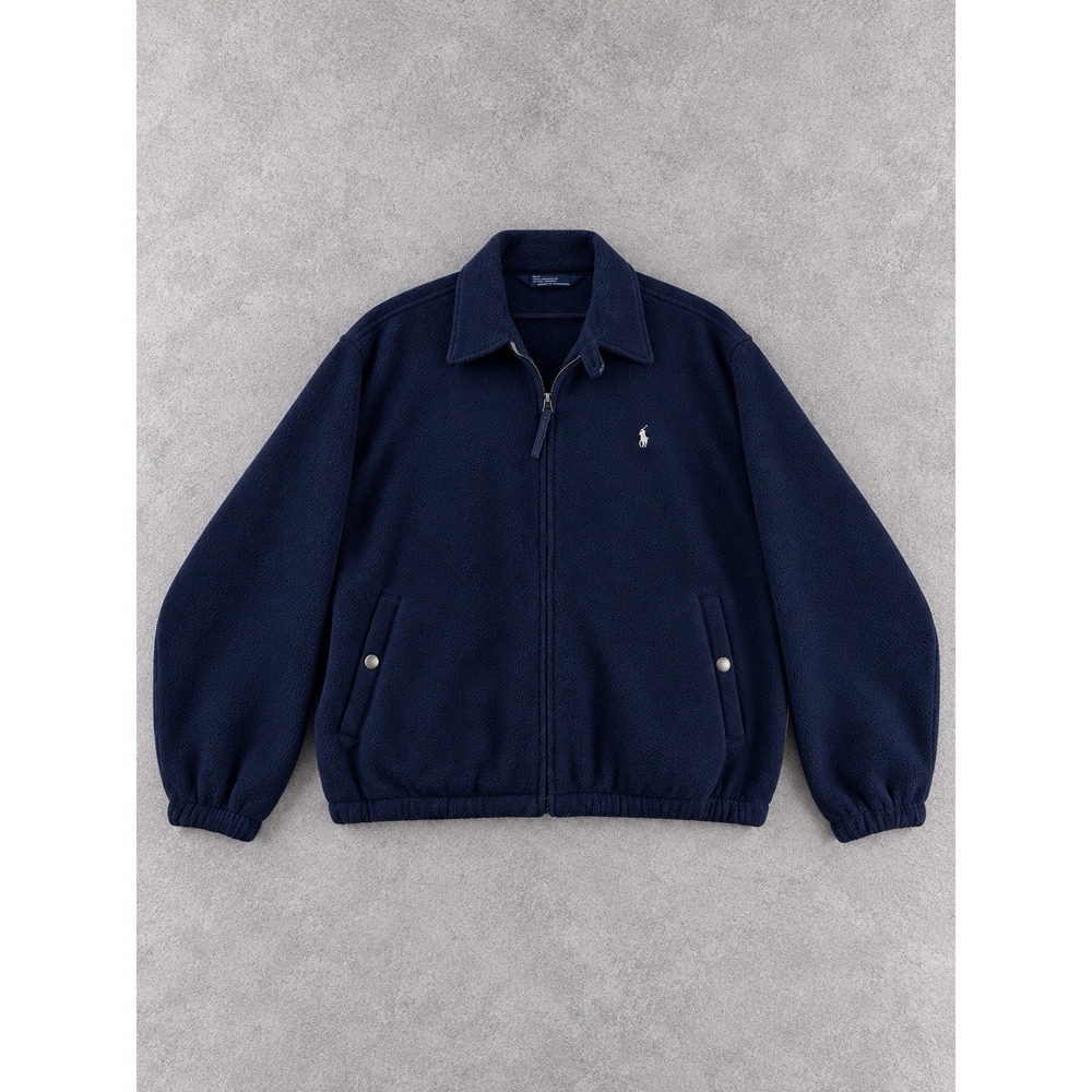 Polo Ralph Lauren Polartec Fleece Jacket Mens XL Blue Full Zip Outdoor Heritage